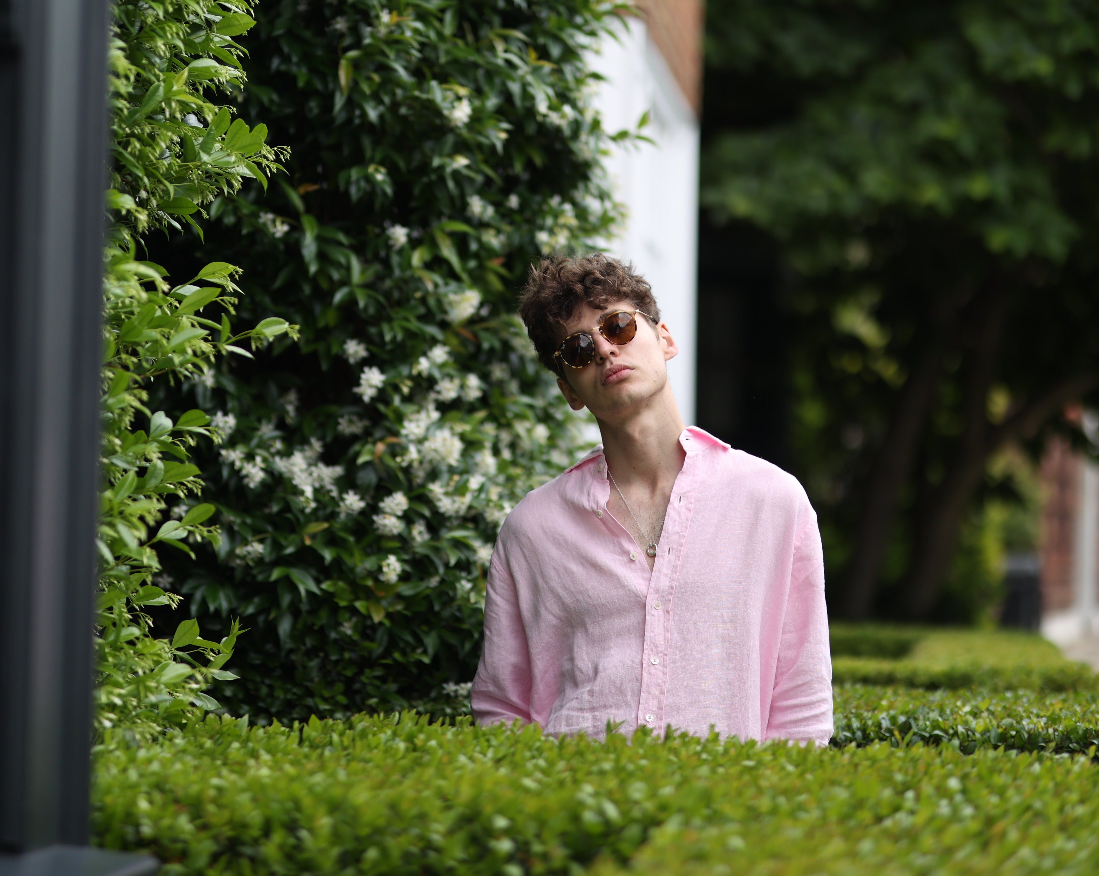 Pink Linen Shirt