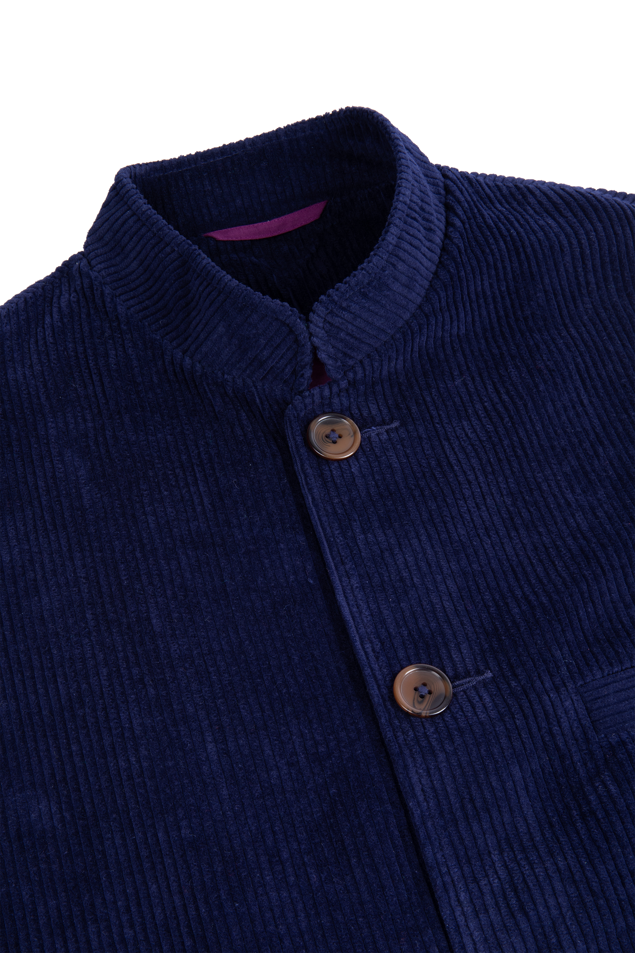 Men's Blue Cord Waistcoat