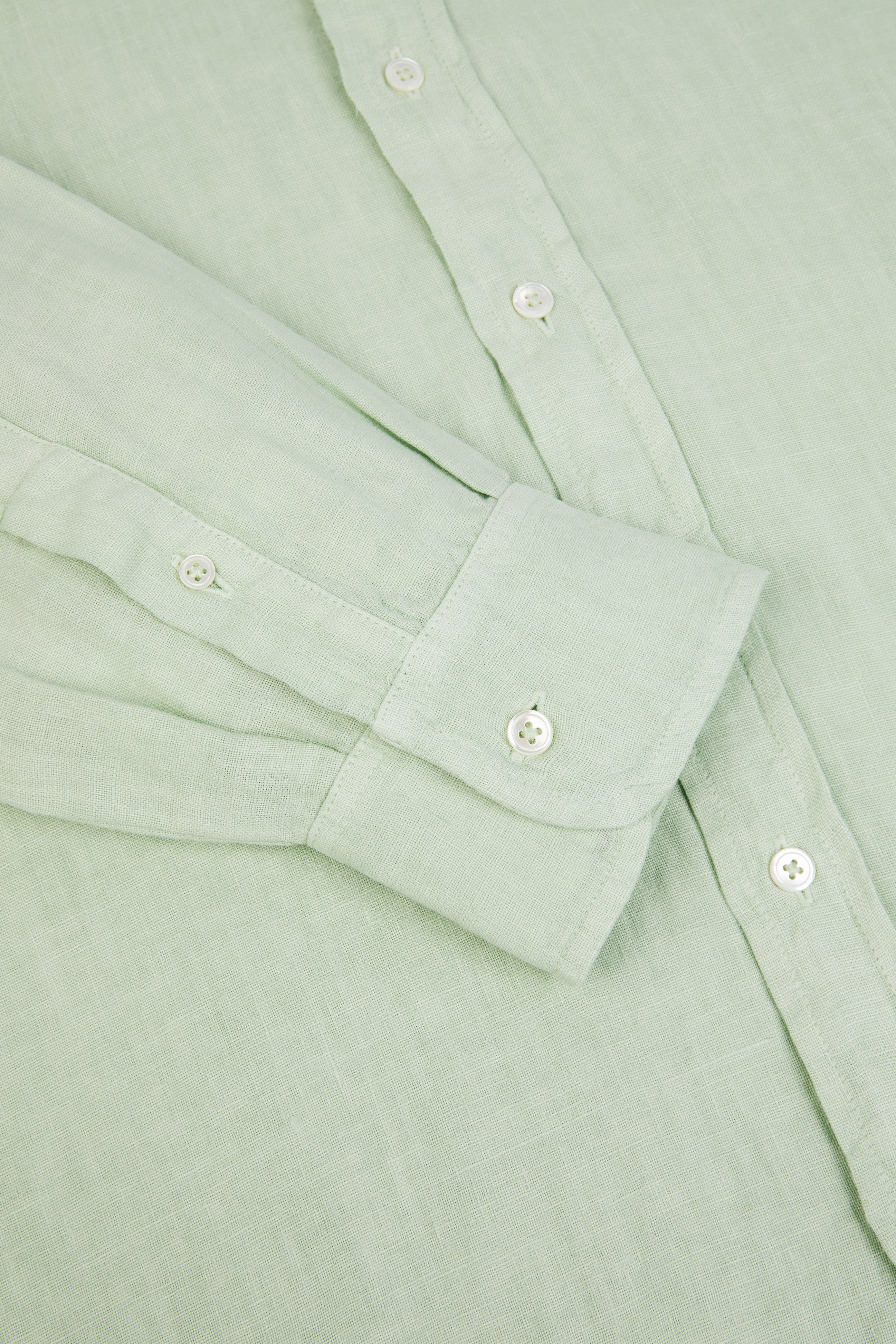 Sage Green Linen Shirt