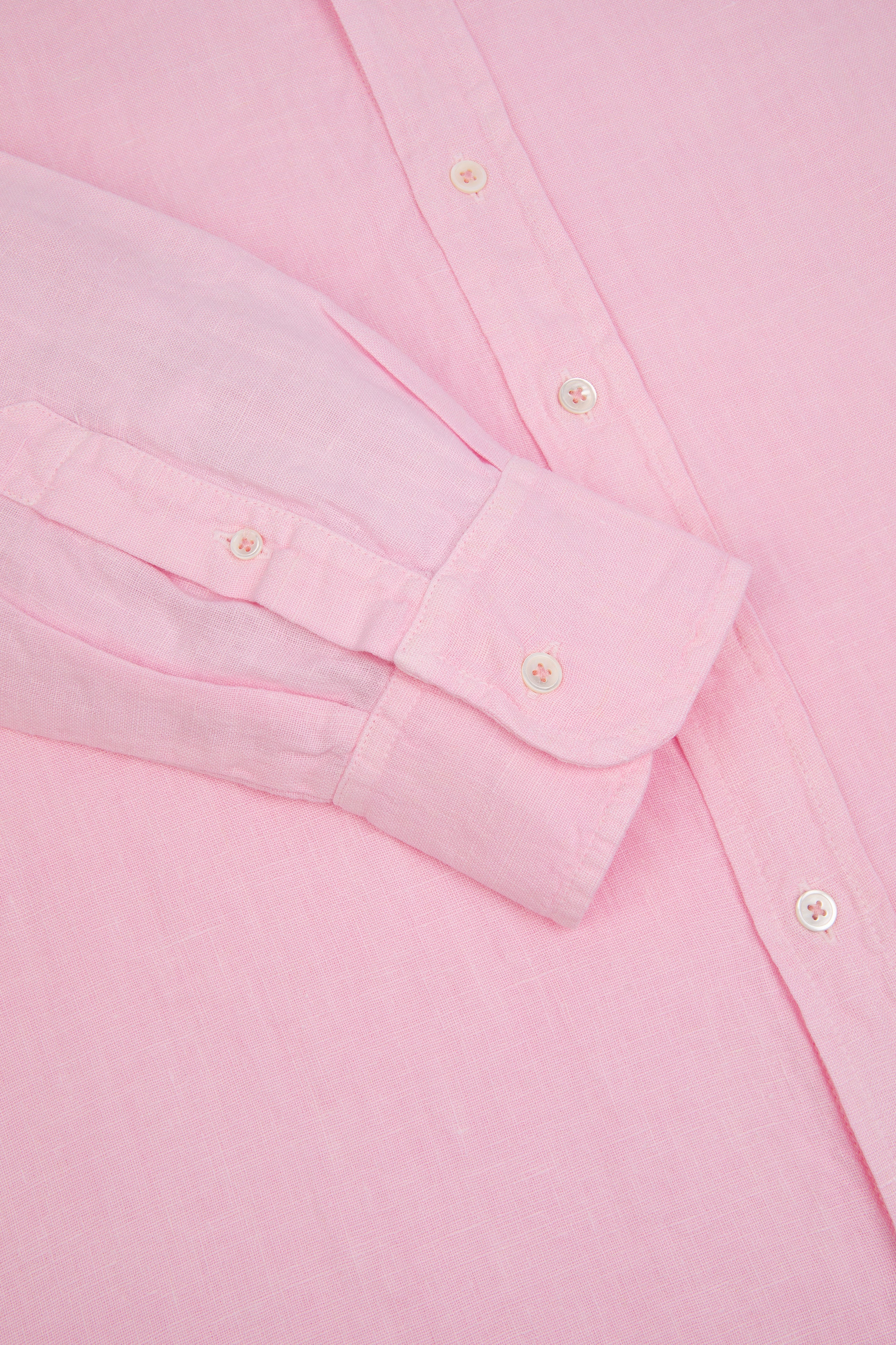 Pink Linen Shirt