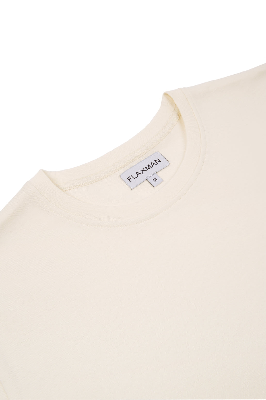 Organic cotton Cream T-Shirt for Men's In UK